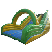 hot sale used inflatable slides palm tree